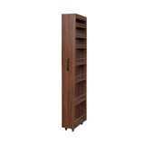 7-Tier Slim Pull-Out Storage Cabinet on Wheels for Kitchen & Laundry Room