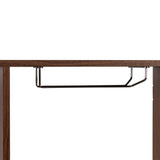 3-Tier Wall-Mounted Wine Rack w/ Glass Holder for Dining Room & Home Bar