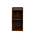 Modular Bar Cabinet in Walnut w/ Shelves & Glasses Holder - Joysource