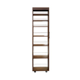 7-Tier Slim Pull-Out Storage Cabinet on Wheels for Kitchen & Laundry Room