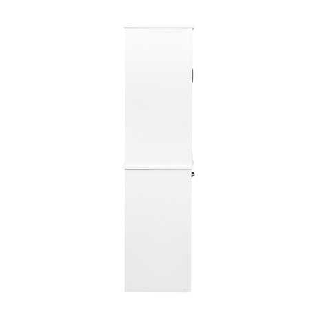 63" Laundry Storage Cabinet with Tilt-Out Hampers & Adjustable Shelves