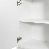 63" Laundry Storage Cabinet with Tilt-Out Hampers & Adjustable Shelves