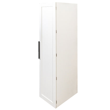 22" Deep Narrow Pantry Cabinet with Door Shelves & Interior Storage