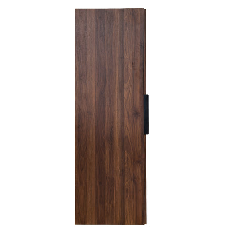 22" Deep Narrow Pantry Cabinet with Door Shelves & Interior Storage