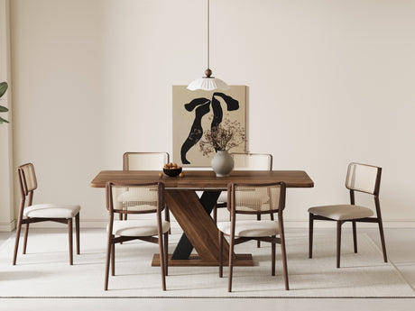 55"-71" Extendable Dining Table 4-8 Seats for Kitchen & Dining Room | Joysource