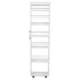 7-Tier Slim Pull-Out Storage Cabinet on Wheels for Kitchen & Laundry Room