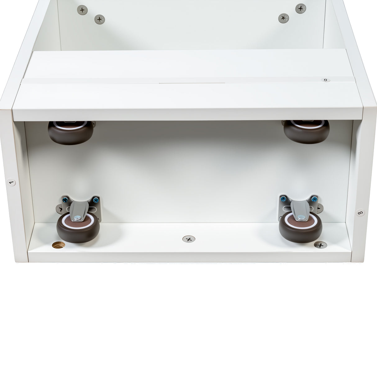 7-Tier Slim Rolling Storage Cabinet for Kitchen, Bathroom, Laundry, Office | 7.9" W