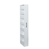 7-Tier Slim Rolling Storage Cabinet for Kitchen, Bathroom, Laundry, Office | 7.9" W