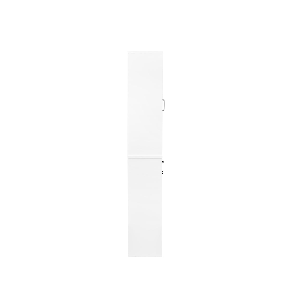 71" Laundry Cabinet with Tilt-Out Hamper, Adjustable Shelves & Drawer, White