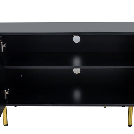 71" Modern TV Stand with Legs & 4 Doors for Living Room, Bedroom