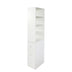 71" Narrow Display Storage Cabinet w/ 4-Tier Shelf and 3 Side Drawers