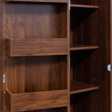 71" Narrow Kitchen Pantry Cabinet w/ Doors & Adjustable Shelves | Multipurpose