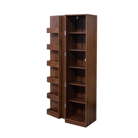 71" Narrow Kitchen Pantry Cabinet w/ Doors & Adjustable Shelves | Multipurpose