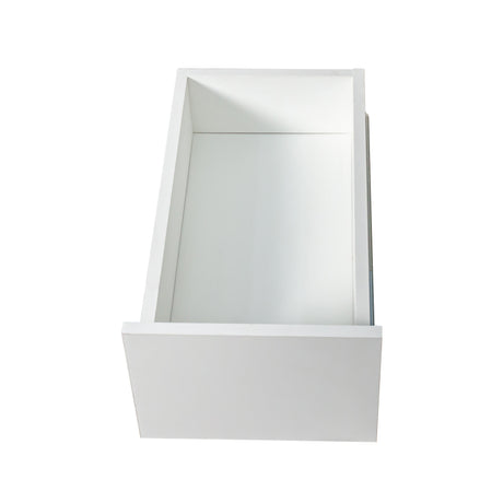 71" Narrow Storage Cabinet w/ 4-Tier Open Shelves & 3 Side Drawers