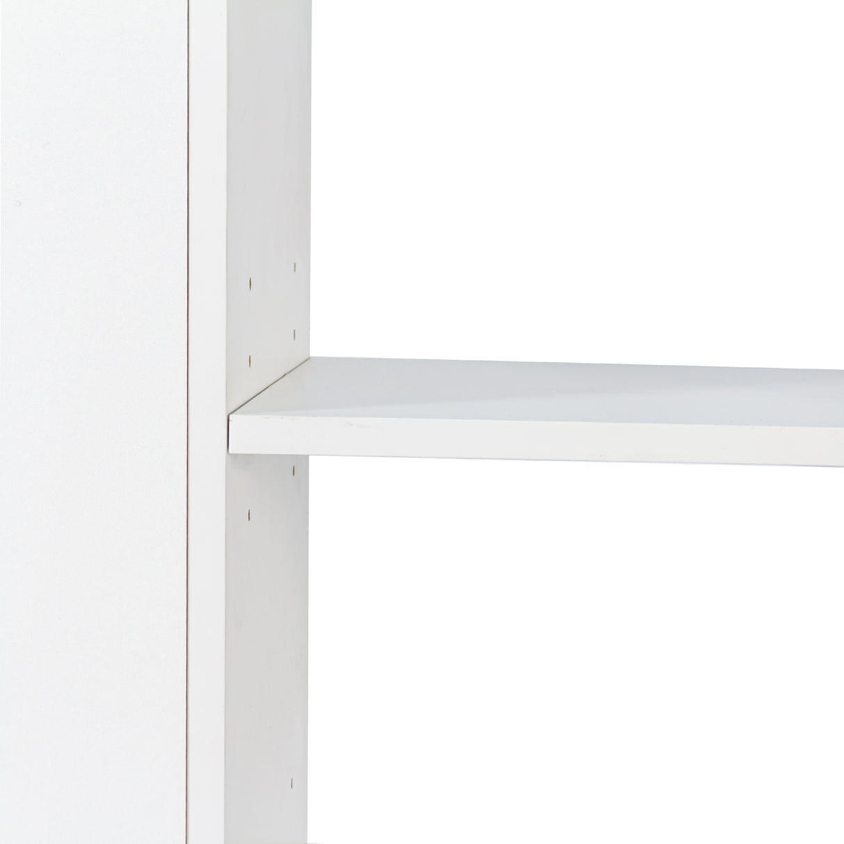 71" Narrow Storage Cabinet w/ 4-Tier Open Shelves & 3 Side Drawers