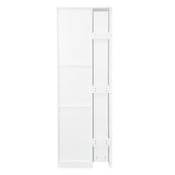 71" Slim Kitchen Pantry Cabinet w/ Clear Door & Pull-Out Shelf | Multifunctional