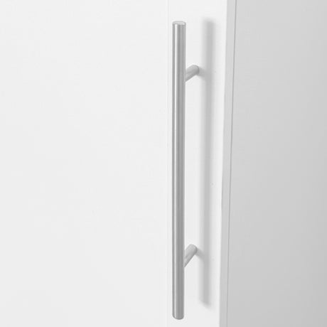 71" White Multipurpose Kitchen Pantry Cabinet w/ Doors & Adjustable Shelves