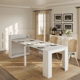 Extendable Dining Table with Hidden Storage for 1-9 People | 21"-98"