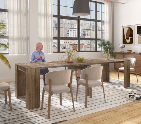 Space-Saving Extendable Dining Table for 2-12 People - Joysource