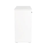 Dual Tilt-Out Laundry Hamper Cabinet with 2 Removable Liner Bags, White