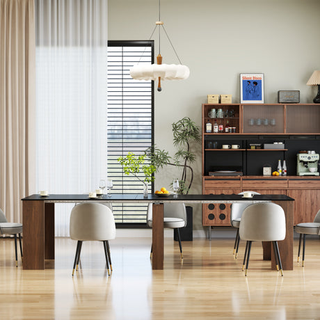 Space-Saving Extendable Dining Table for 2-12 People - Joysource