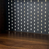 13-36"W Foldable Computer Desk w/ Storage & Pegboard | Space-Saving