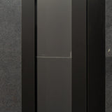 Narrow Storage Cabinet with Aluminum Strip Lamp | Display Cabinet