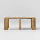 Space-Saving Extendable Console Table Seats 2 - 8, 19" to 78" | Transformer Dining Table