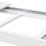 Joysource Extendable Dining Table 71"-106" for Kitchen & Dining Room
