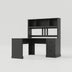 L-Shaped Desk with Hutch, Drawers & Storage for Office | Computer Desk