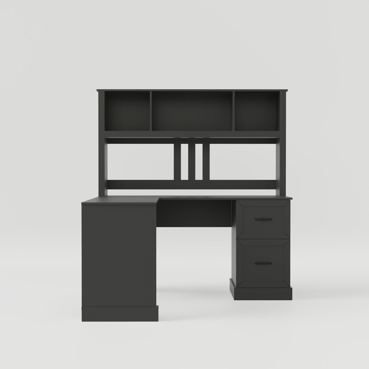 L-Shaped Desk with Hutch, Drawers & Storage for Office | Computer Desk