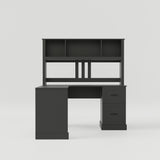 L-Shaped Desk with Hutch, Drawers & Storage for Office | Computer Desk