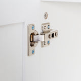 Modern Wall-Mounted Bathroom Cabinet with Hanging Rod, Hooks & Tissue Slot
