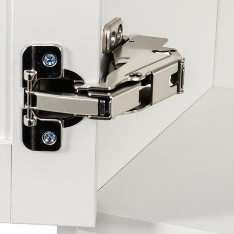 Modern Wall-Mounted Bathroom Cabinet with Mirror, Storage & Tissue Slot
