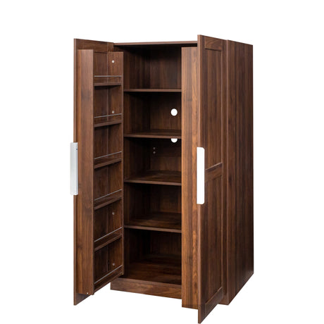 63" Tall Kitchen Pantry Cabinet w/ Doors & Shelves | Joysource