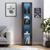 Narrow Storage Cabinet with Aluminum Strip Lamp | Display Cabinet
