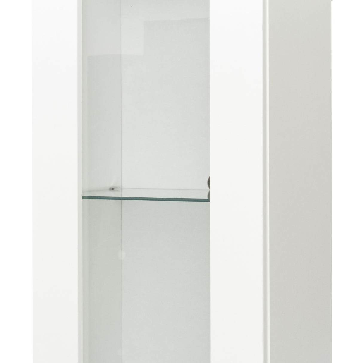 Narrow Storage Cabinet with Aluminum Strip Lamp | Display Cabinet