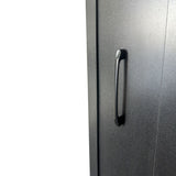 71” White Slim Rolling Pantry Cabinet with 6-Tier Shelf & Wheels