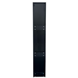71” White Slim Rolling Pantry Cabinet with 6-Tier Shelf & Wheels