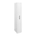Slim Rolling Pantry Cabinet with 6-Tier Shelf & Wheels | White, 11.8" Depth