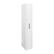 Slim Rolling Pantry Cabinet with 6-Tier Shelf & Wheels | White, 11.8" Depth