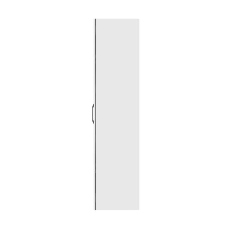 Slim Rolling Pantry Cabinet with 6-Tier Shelf & Wheels | White, 11.8" Depth