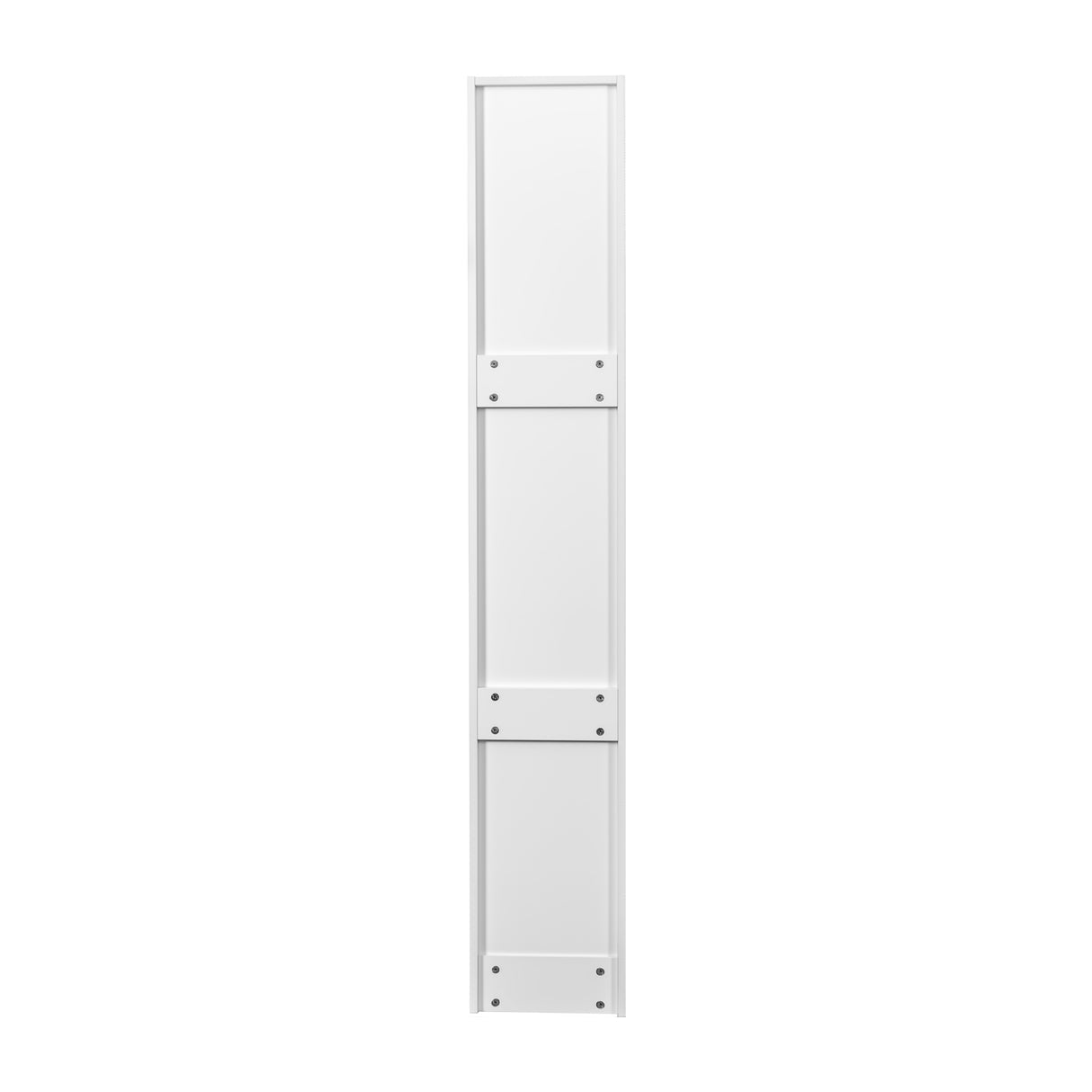 Slim Rolling Pantry Cabinet with 6-Tier Shelf & Wheels | White, 11.8" Depth