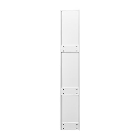 Slim Rolling Pantry Cabinet with 6-Tier Shelf & Wheels | White, 11.8" Depth