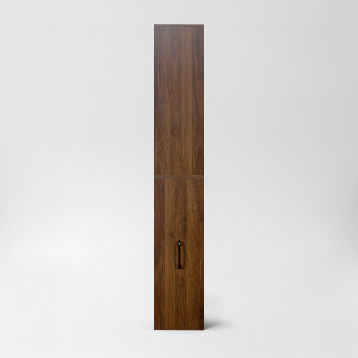 71" Pantry Cabinet with Glass Doors & Side Pull-Out Rack