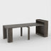 Extendable Dining Table with Hidden Storage for 1-9 People | 21"-98"
