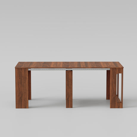 Space-Saving Extendable Console to Dining Table Seats 2 - 8 | Transforms 19" to 78"