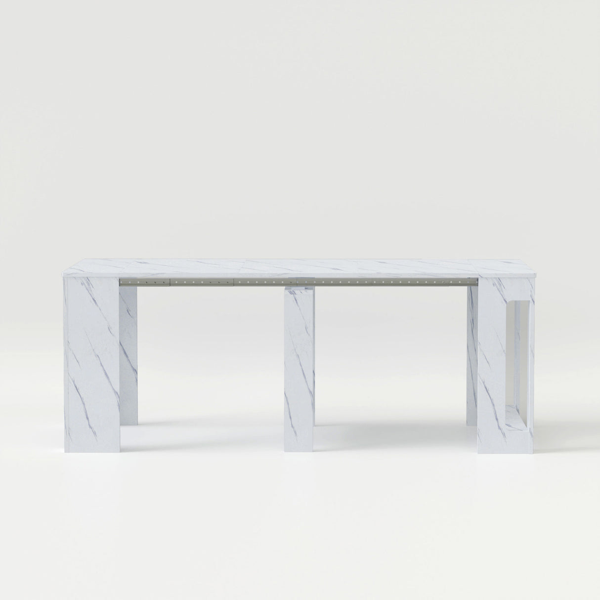 Space-Saving Extendable Console Table Seats 2 - 8, 19" to 78" | Transformer Dining Table