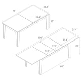Extendable Dining Table 4-10 Seats for Kitchen & Dining Room | Joysource