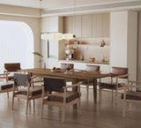 71"-106" Rectangular Extendable Dining Table for 4 - 12 People